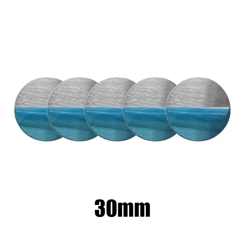 Magnetic Metal Disk Plates for Car Phone Holder – 5-Pack