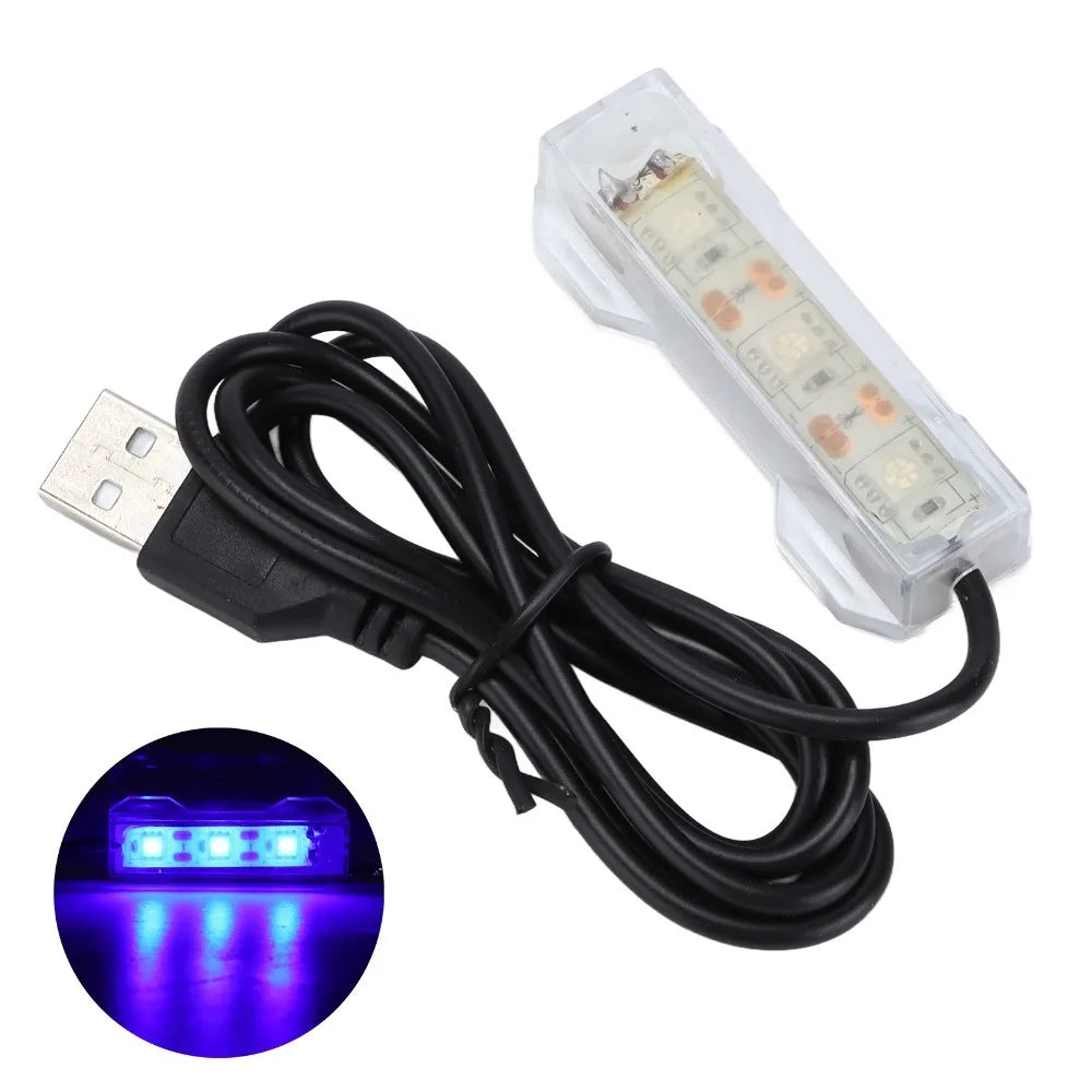 USB Aquarium LED Light – Submersible Multicolor Clip-On Lamp