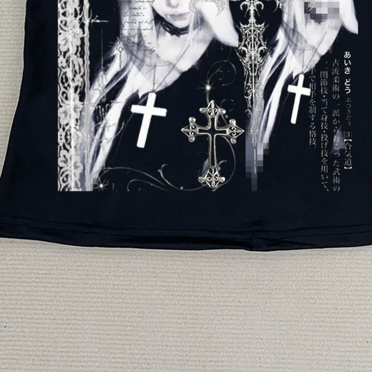 Y2K Grunge Crop Top – Long Sleeve Baby Tee for Women