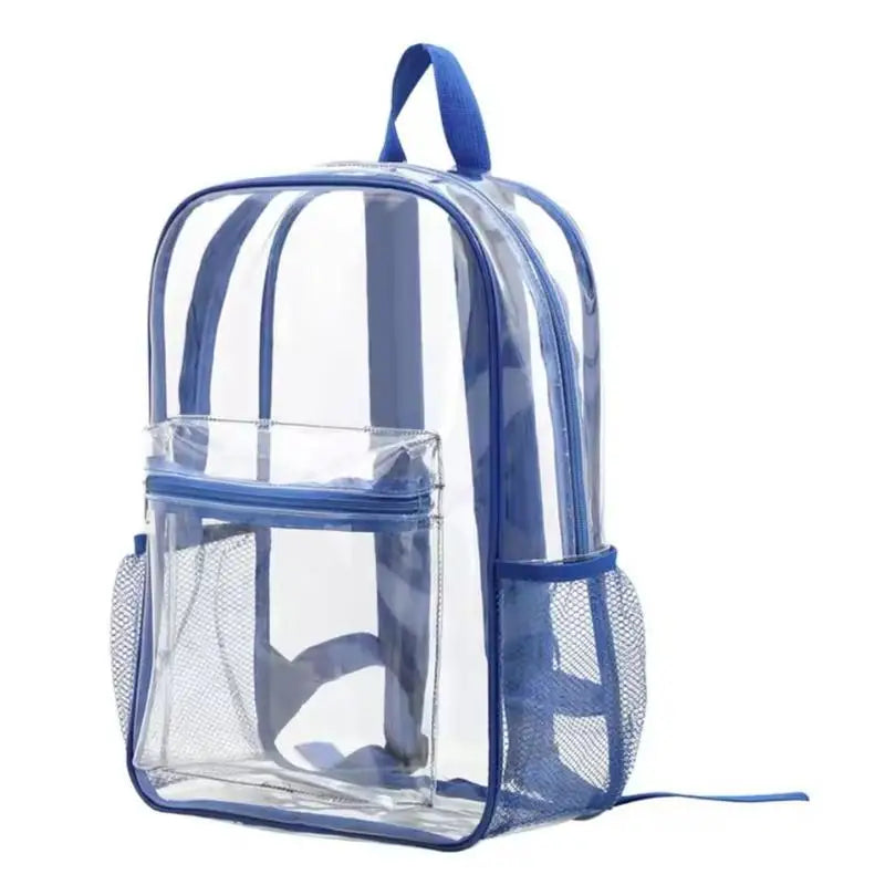 Transparent PVC Waterproof Backpack – Large Capacity Sports Bag