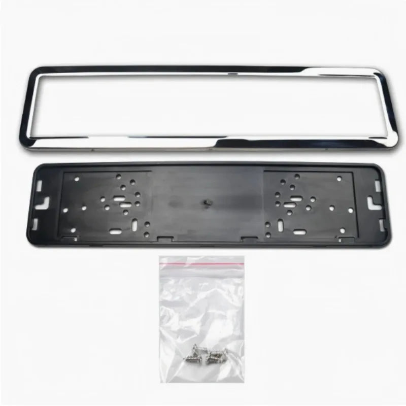 Stainless Steel License Plate Frame – Rustproof Euro Holder