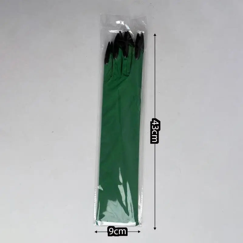 Long Elbow Cosplay Gloves with Sharp Claws | Halloween Costume