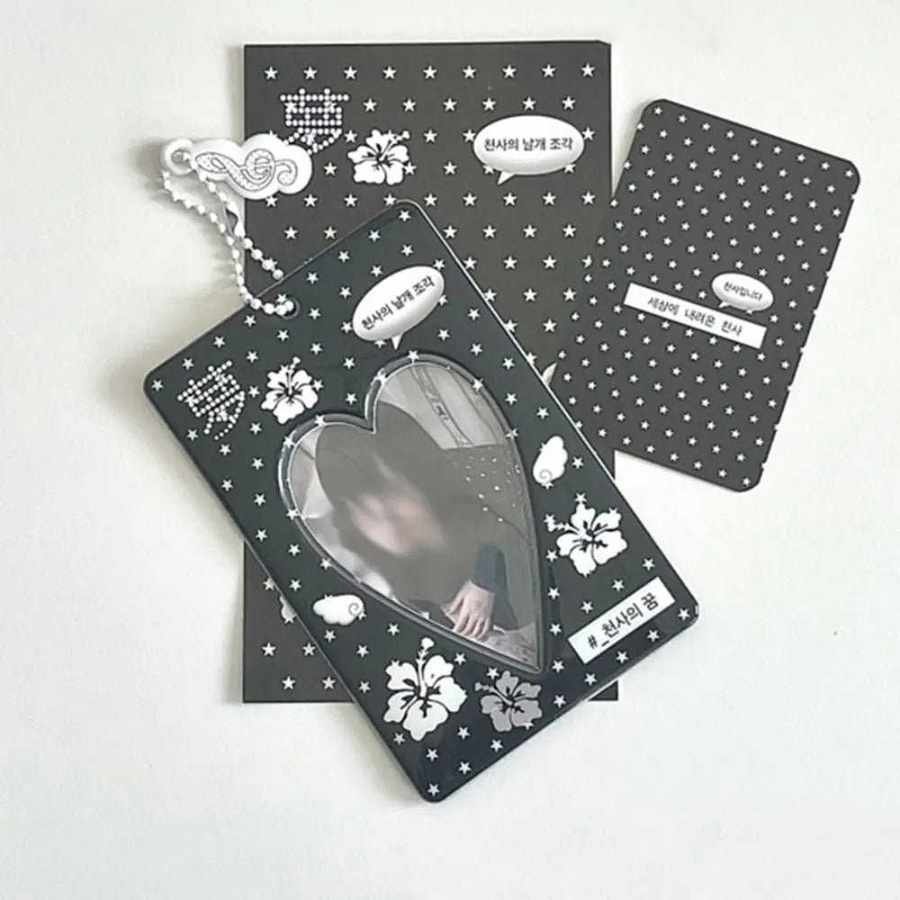 Y2K Kpop Photocard Holder – PVC Mini Idol Photo Card Album