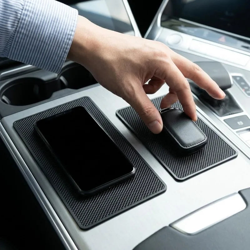 Car Dashboard Anti-Slip Grip Mat – Holds Phone, Keys & More
