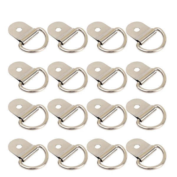D-Shape Iron Tie Down Anchor Rings – Trailer, RV & Boat