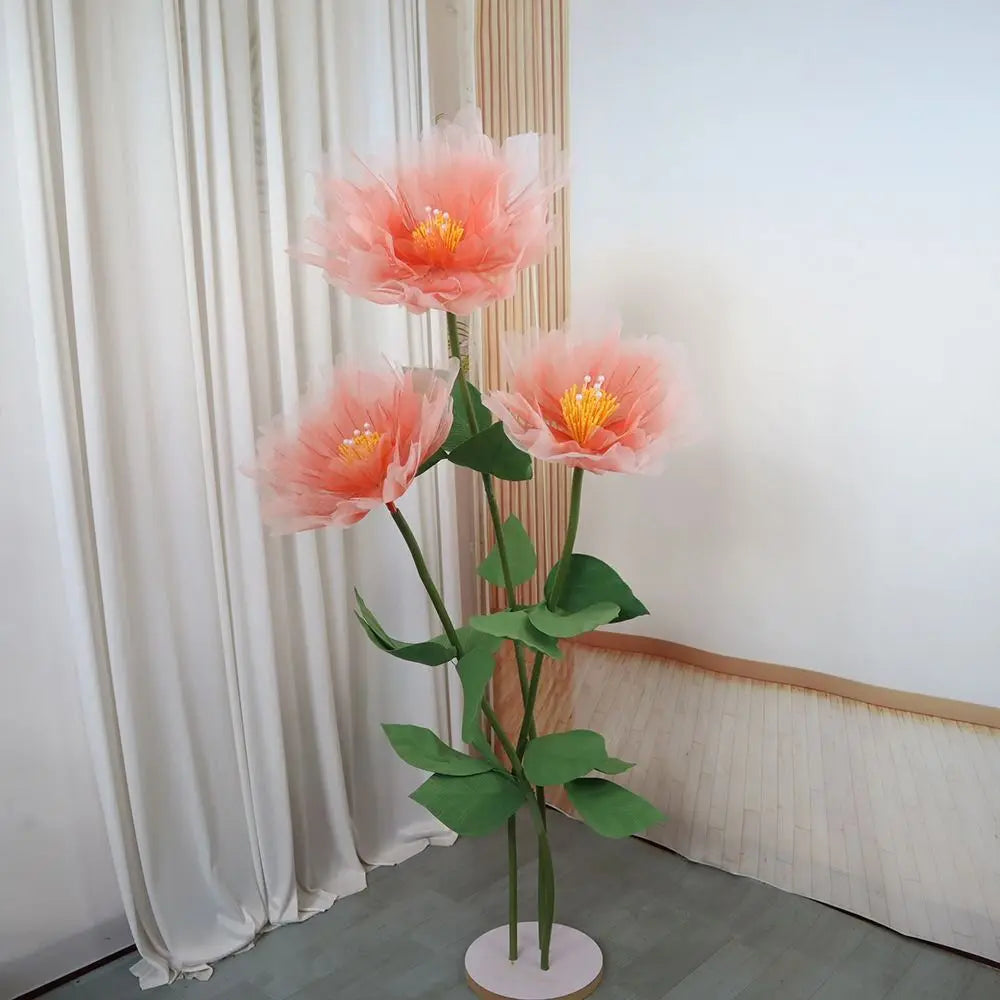 Large Artificial Peony Flower Head 40/50cm – Silk Fake Flower