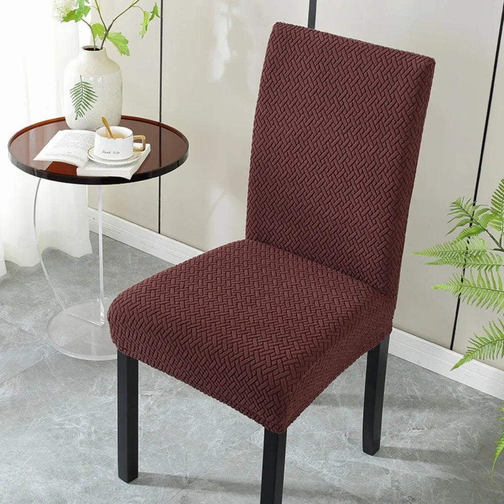 T-Shape Jacquard Chair Cover – Elastic Universal Slipcover