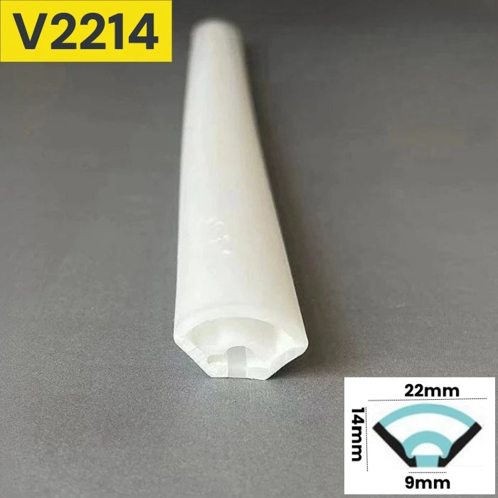 V-Shape LED Neon Strip Light | Flexible Silicone DC12V Waterproof
