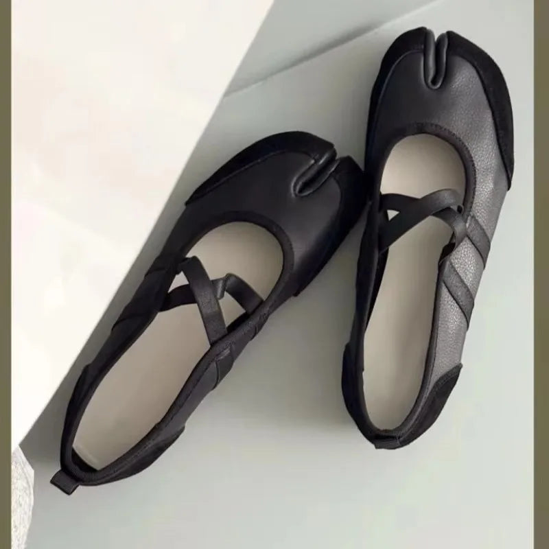 Women's Split Toe Tabi Ballet Flats – Mary Jane Sneakers