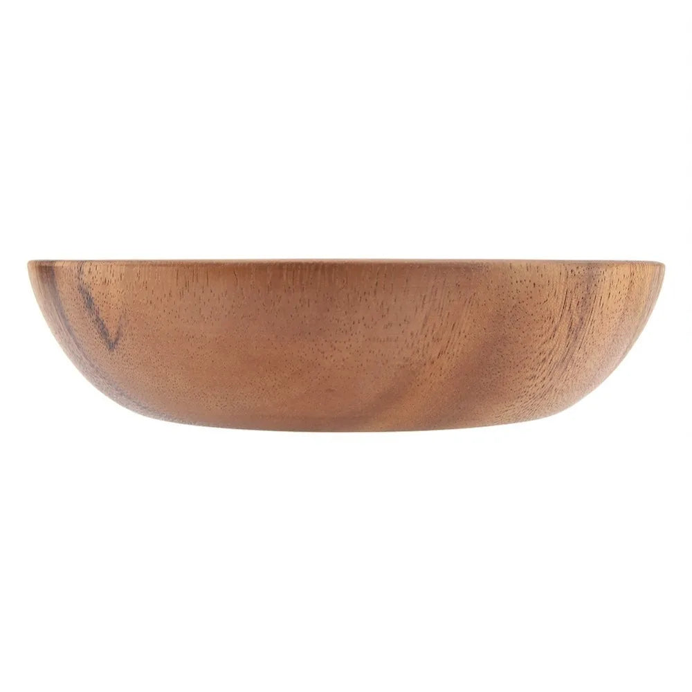 Solid Wood Salad & Rice Bowl – Burr-Free, Deep, Multi-Size