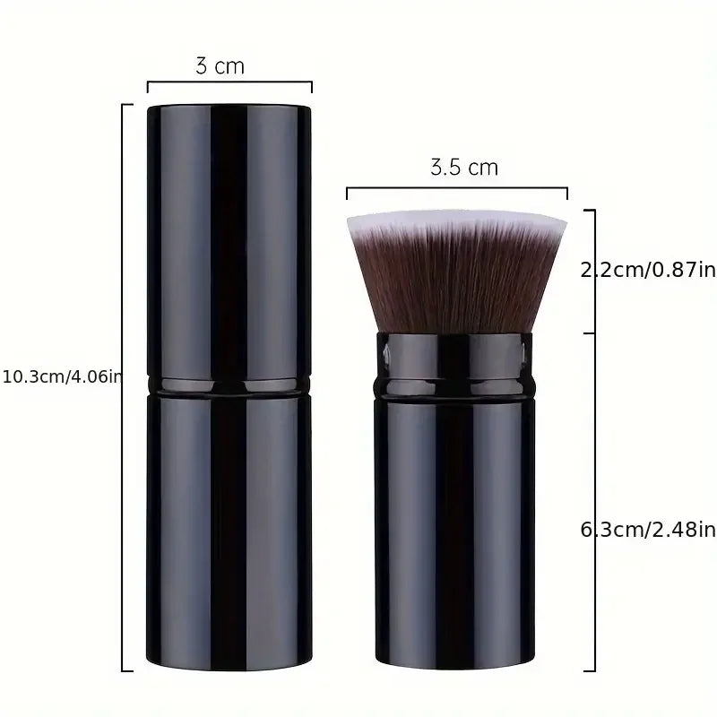Retractable Kabuki Makeup Brush – Powder, Blush & Foundation