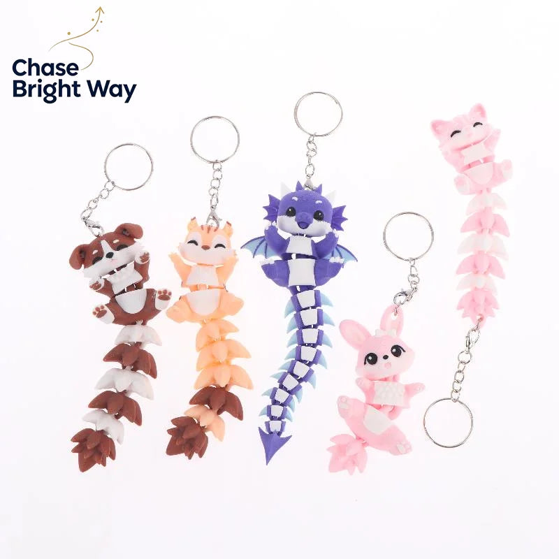 3D Printed Articulated Animal Ornament – Hanging Decoration