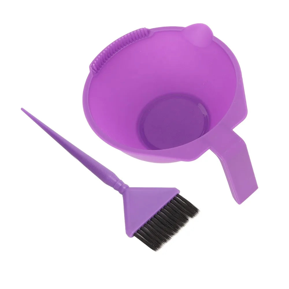 Professional Hair Dye Brush & Bowl Set – PP Nylon Kit