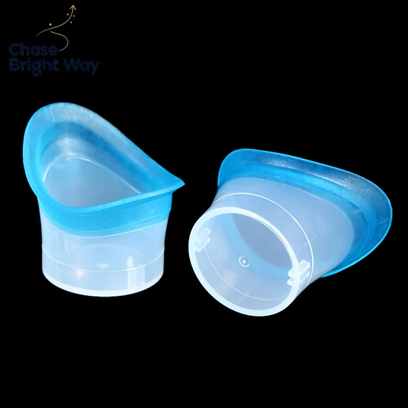 Silicone Eye Wash Cup Reusable Eye Bath 2-Pack