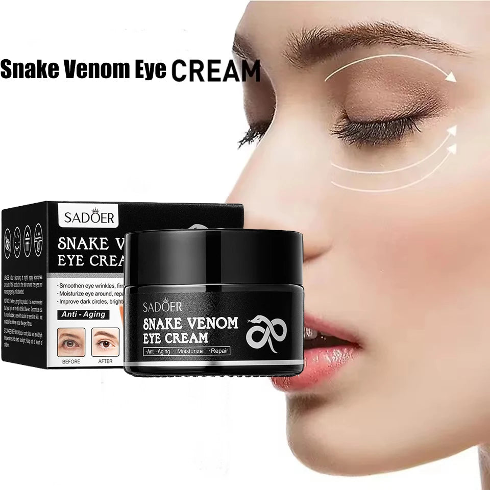 Snake Venom Peptide Eye Cream – Firm, Brighten & Hydrate