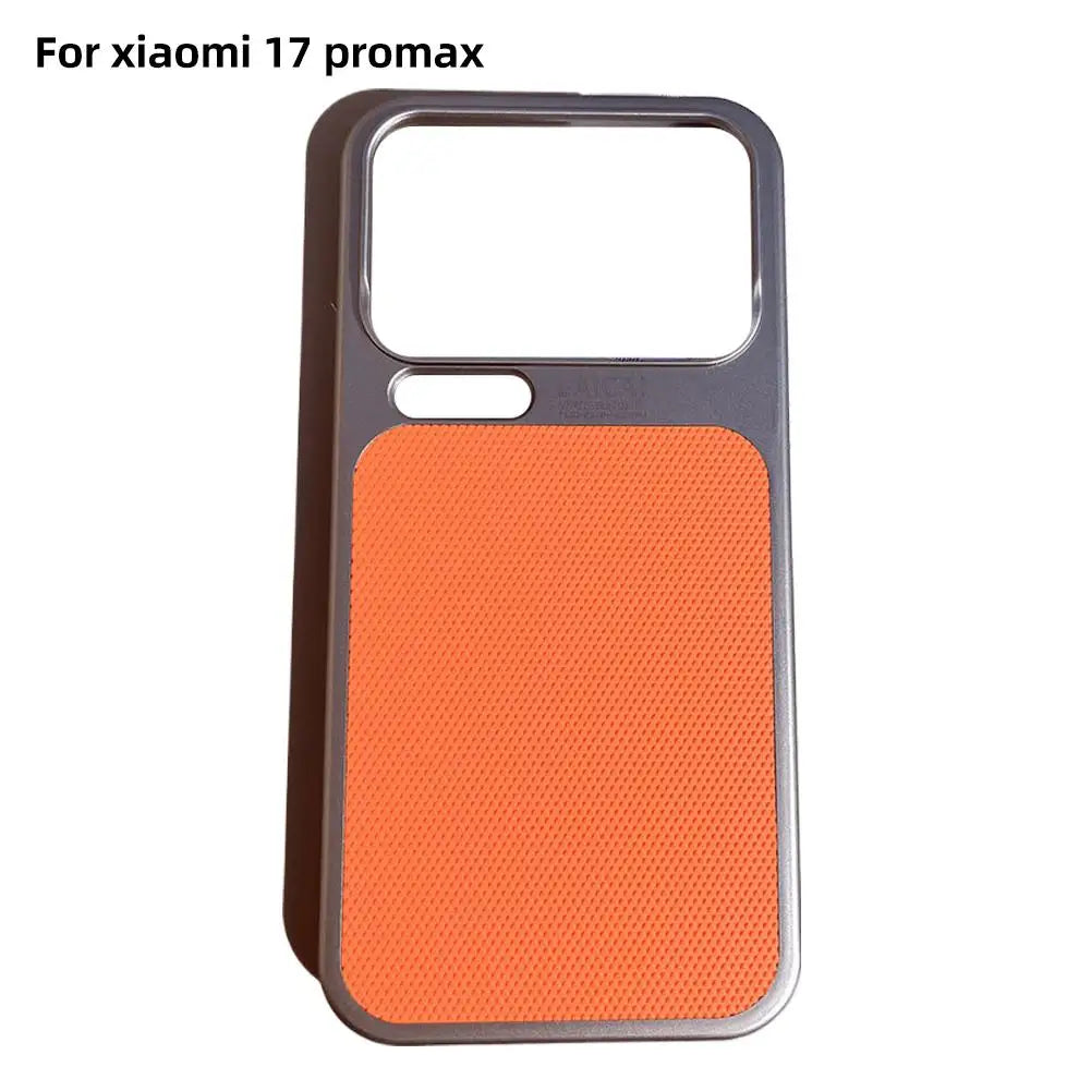 Xiaomi 17 Pro Max / 17 Pro Slim Leather Case – 3D Stripe Cover