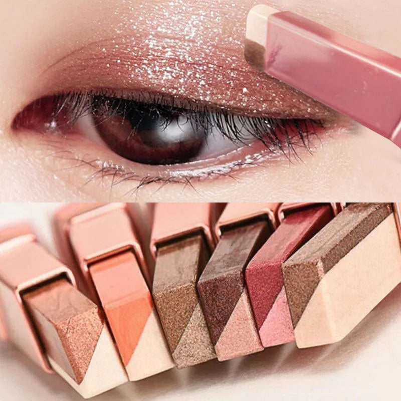 Two-Color Gradient Eye Shadow Stick – Long-Wear & Blendable