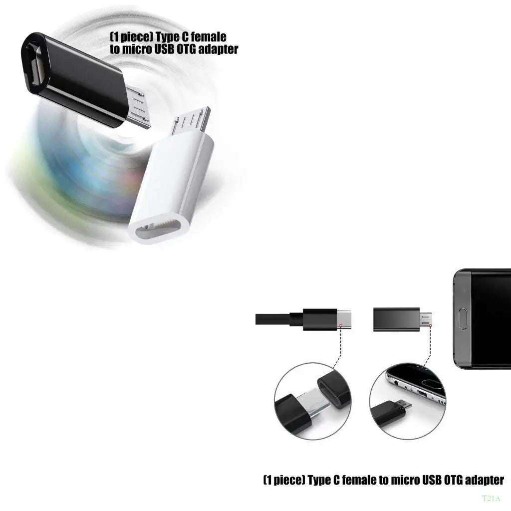 USB Type-C Female OTG Adapter – Data Sync & Charging
