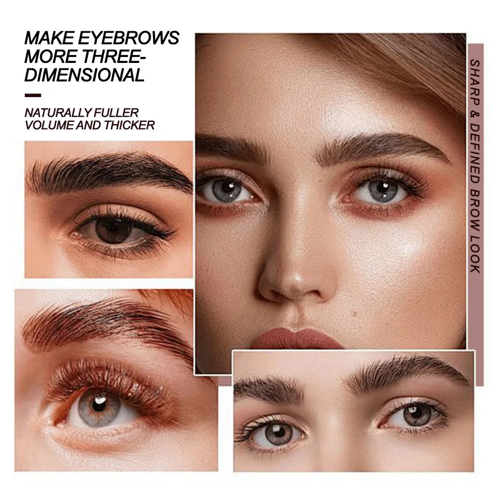 YTRUNS 6-Color Eyebrow Gel Set with Brush – Waterproof Tinted