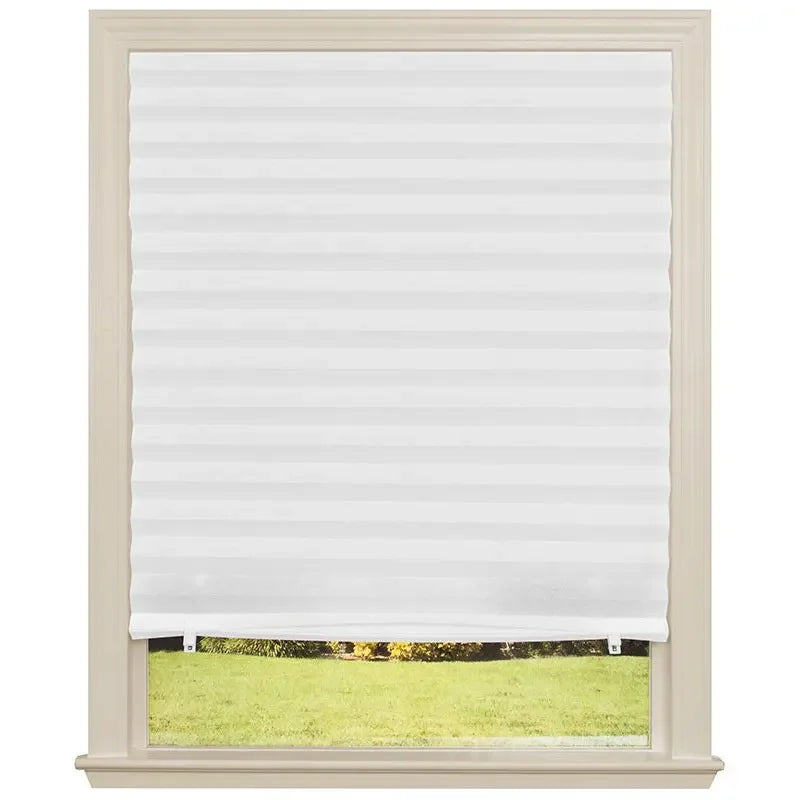 Self-Adhesive Pleated Blinds – No-Drill Folding Curtain 4 Colors