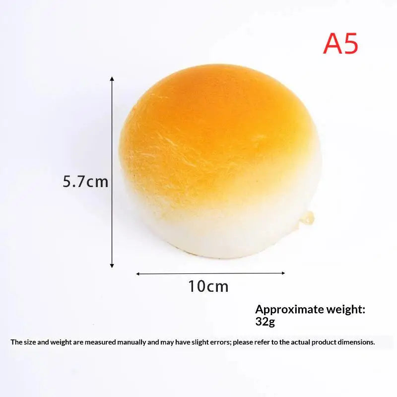 Milk Bread Squishy Toy – Realistic PU Squeeze Fidget Toy