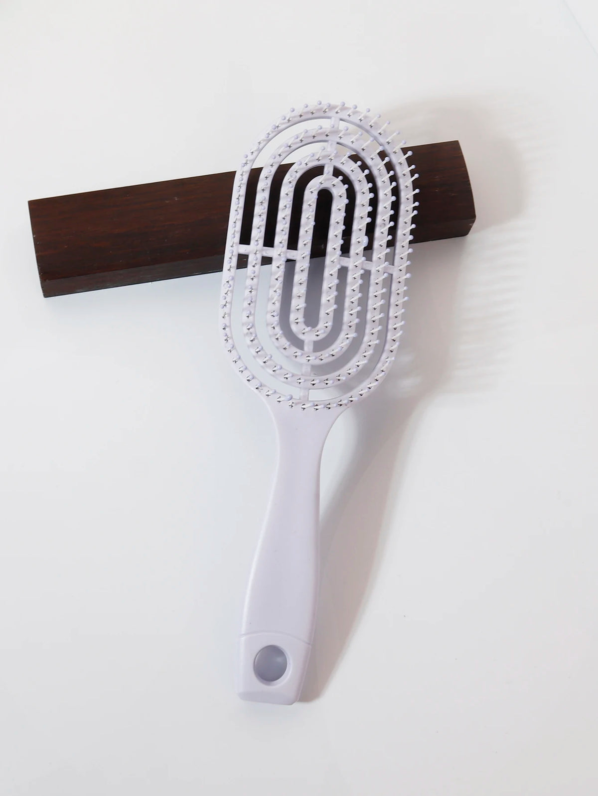 Oval Elastic Loop Scalp Massage Comb for Hair & Wigs