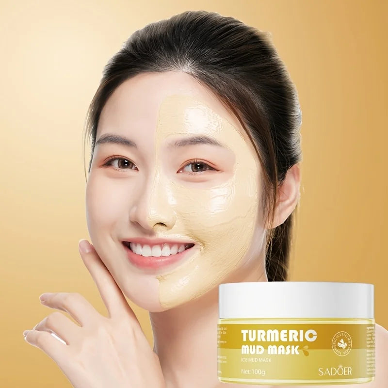 SADOER Turmeric Mud Mask – Ginger Peel Moisturizing Face Mask