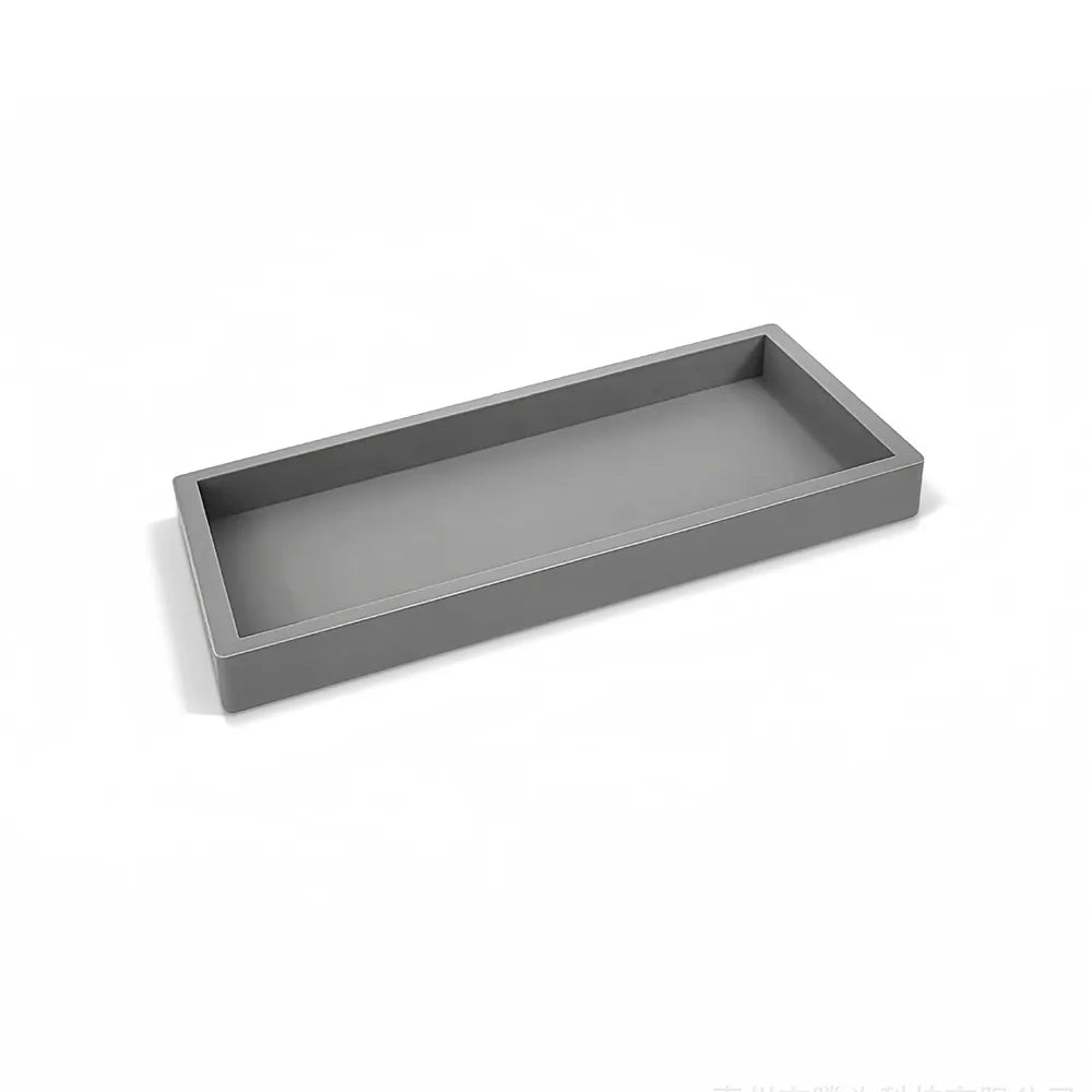 Silicone Bathroom Counter Tray – Shatterproof Vanity Organizer