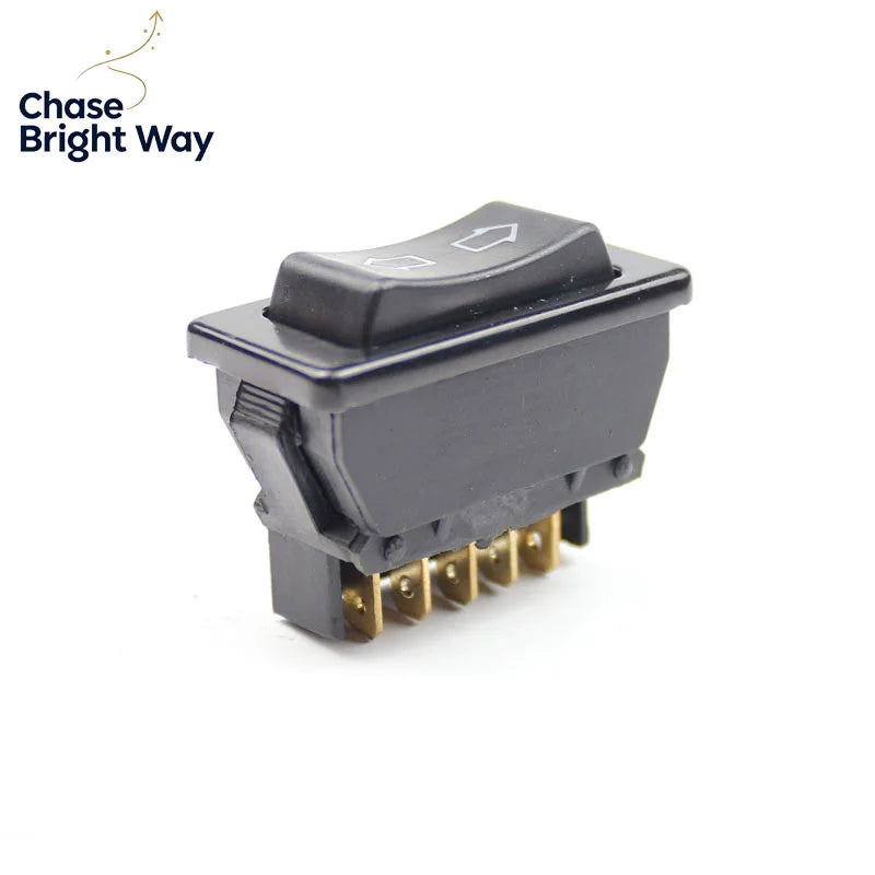 Universal 12V 20A Car Power Window Switch – 5-Pin Blue