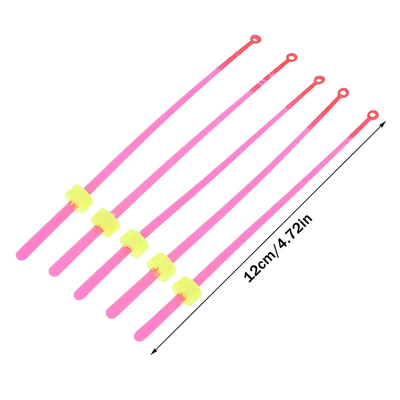 5-Pack Ice Fishing Rod Top Tips – 12/14cm Bobber Indicators