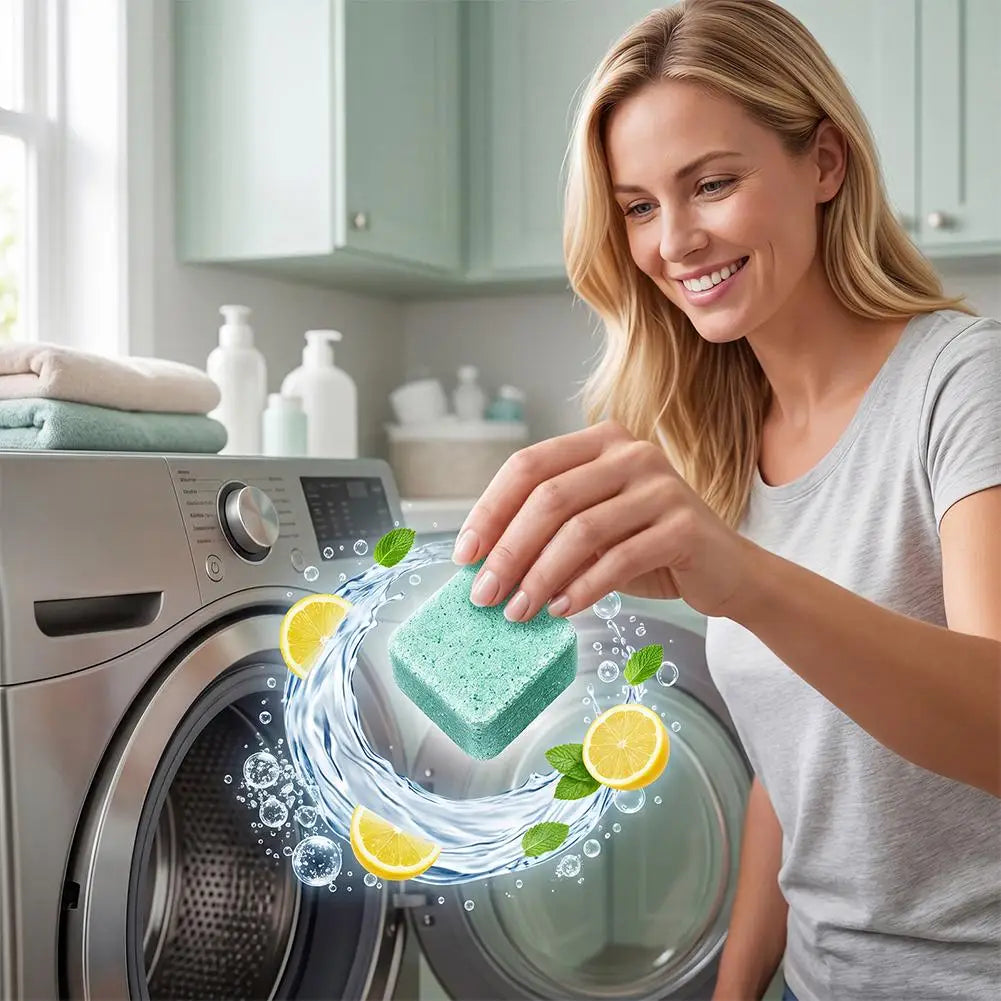 Washing Machine Cleaner Tablets – Descale, Deodorize & Deep Clean