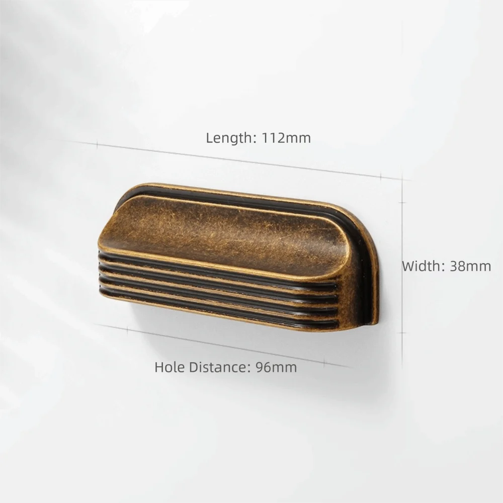 Zinc Alloy Hammered Cabinet Pulls – Antique Brass & Gold