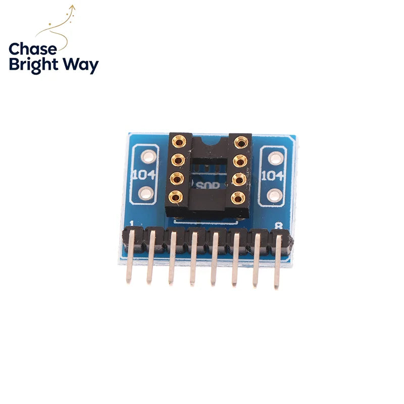 SIP8 to DIP8 Socket Adapter – HIFI Audio Op-Amp Converter