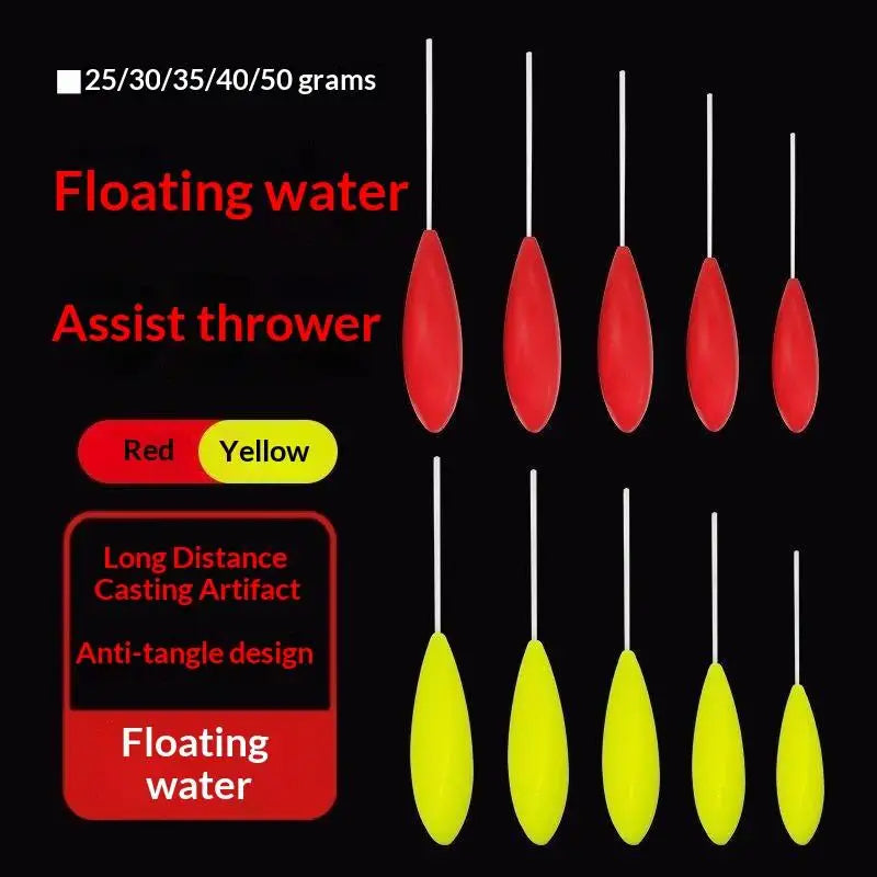 5-Pack Fishing Cast Float Buoy – Tangle-Free Plastic Bobber