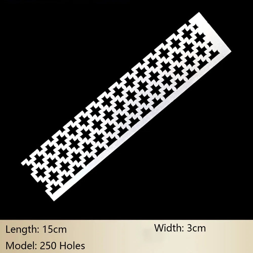 Stainless Steel Diamond Painting Cross Ruler | DIY Craft Tool