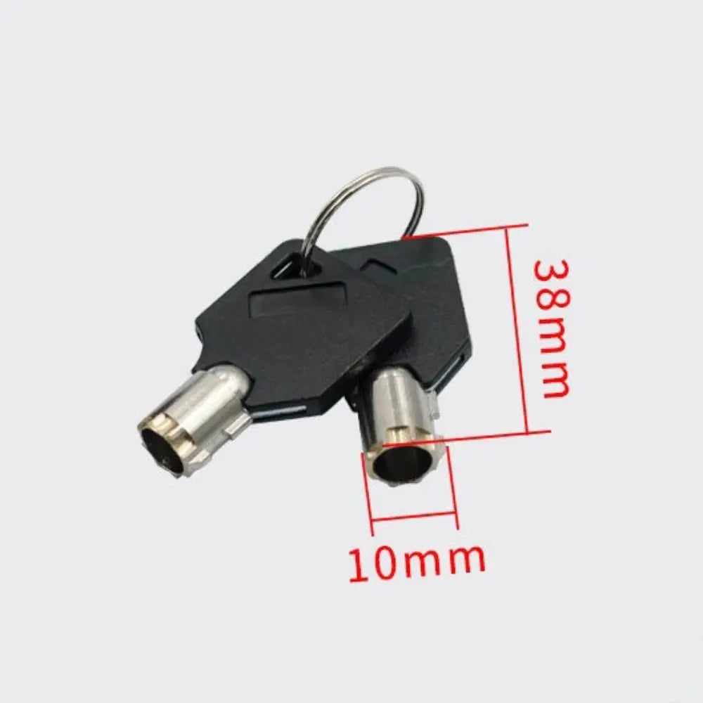 Zinc Alloy Cam Lock 16–30mm | Drawer Cabinet Mailbox + 2 Keys
