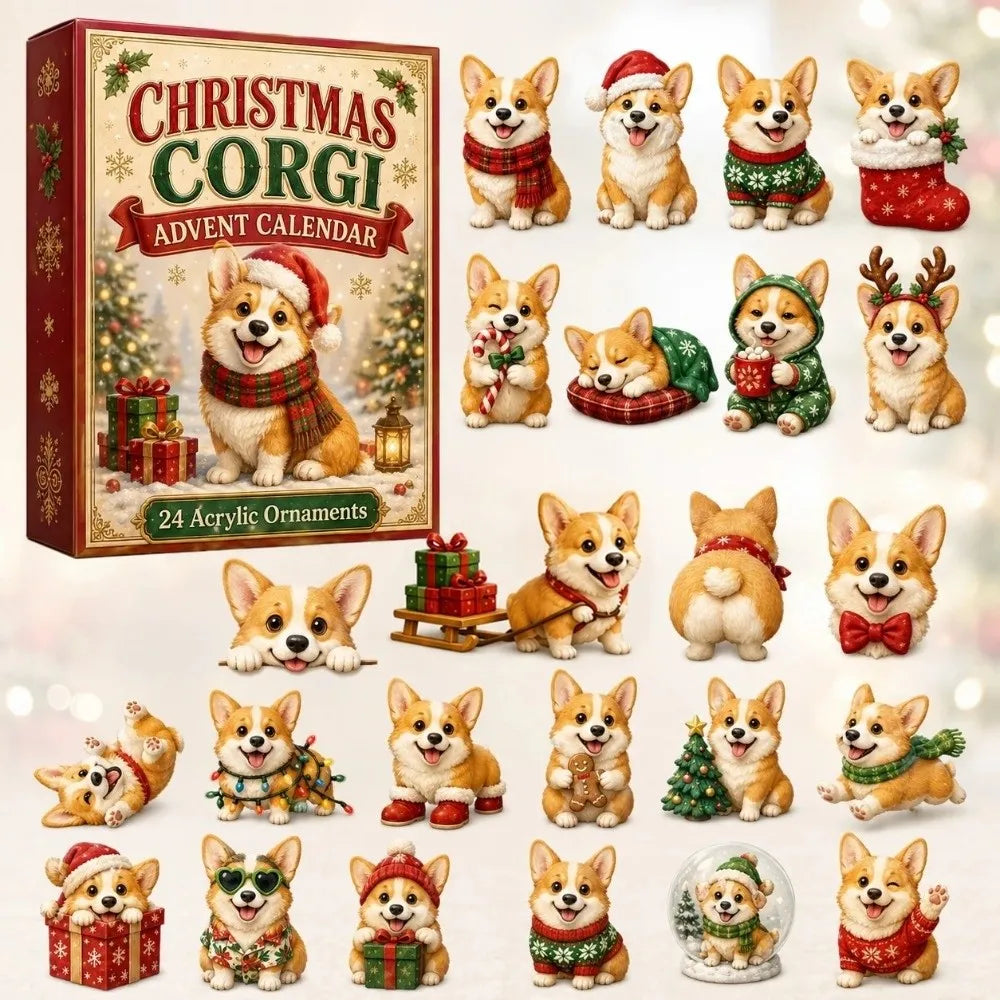 24-Day Advent Calendar 2026 – Acrylic 2D Christmas Countdown