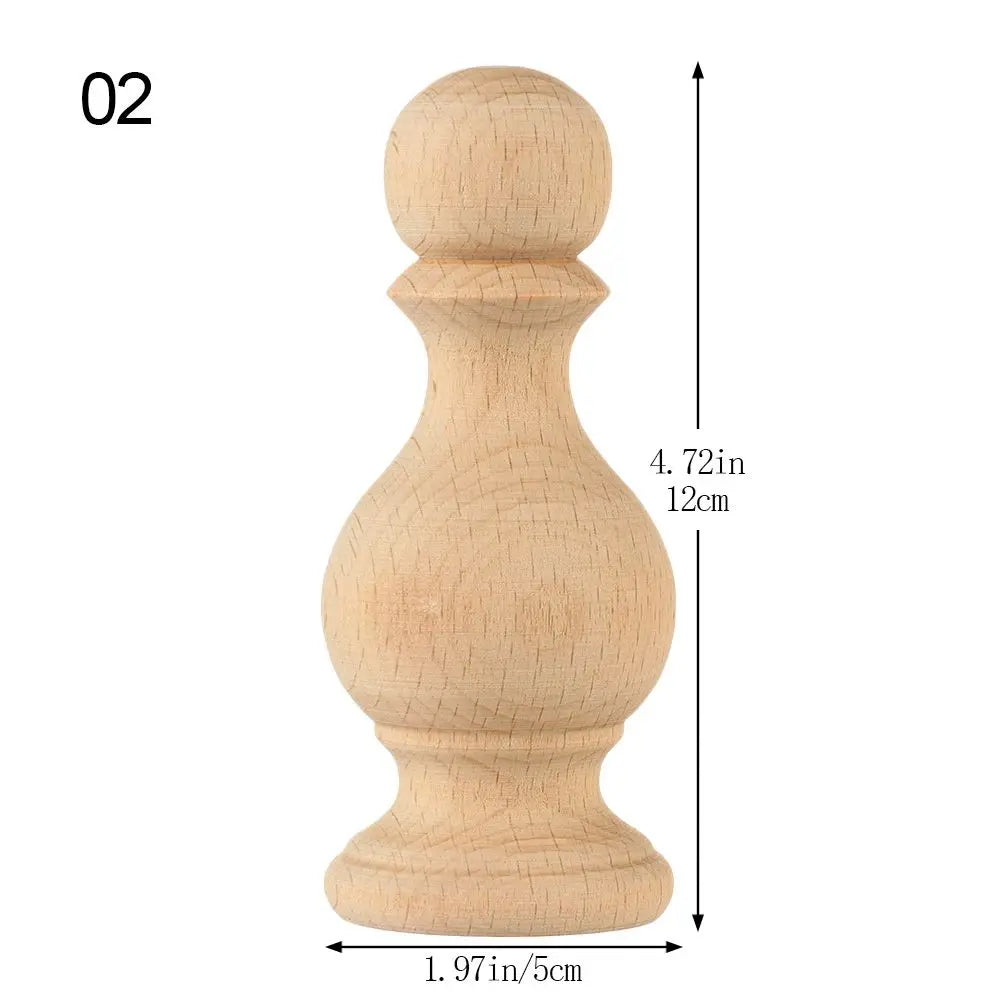 Vintage Wood Carved Furniture Leg – European Cabinet Foot
