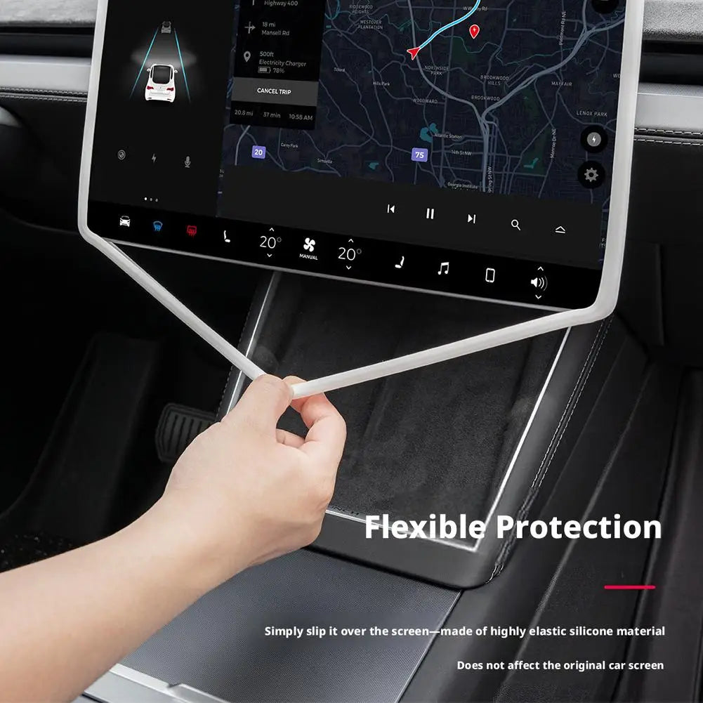 Tesla Model Y Juniper 2026 Silicone Screen Frame Protector