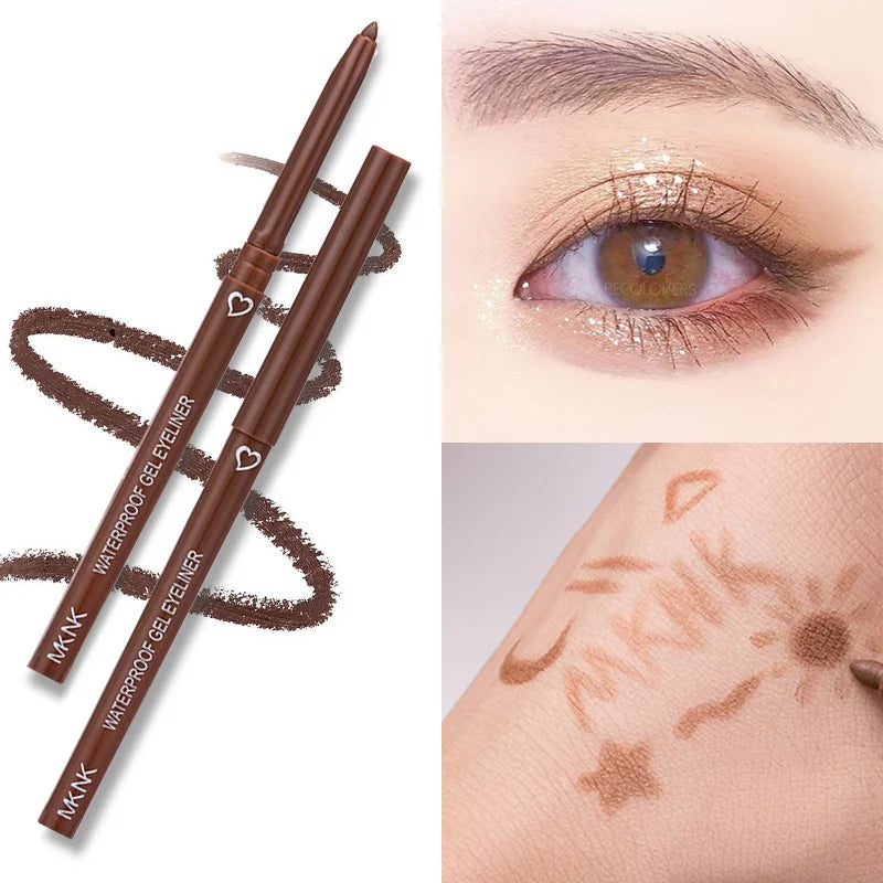 Waterproof Eyeliner Pencil – 5 Colors, Long-Lasting Cream