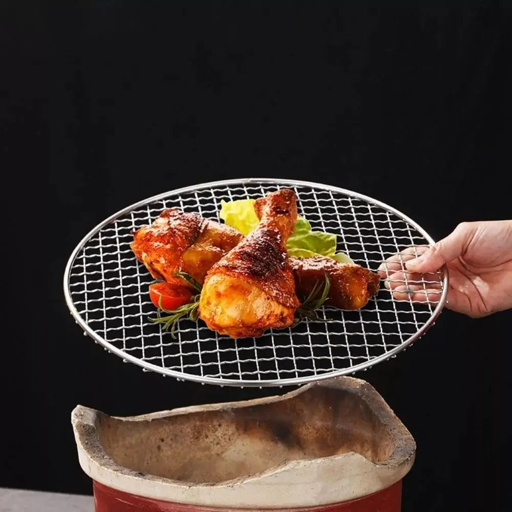 Stainless Steel Tempura Frying Net | Japanese BBQ Draining Rack