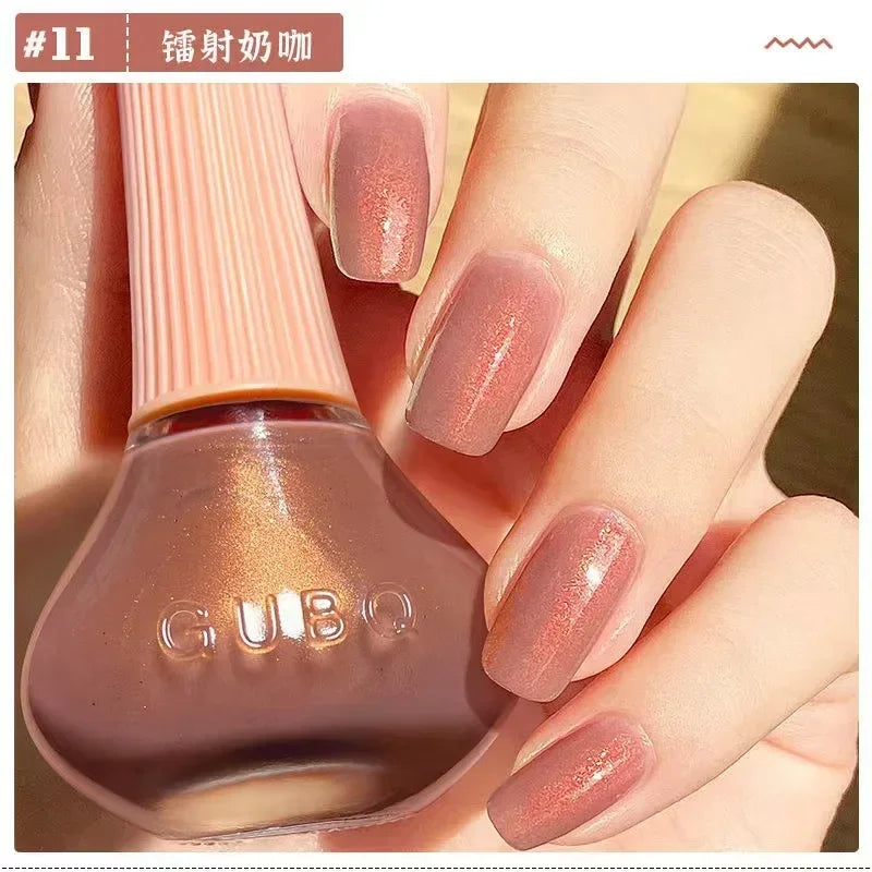 Handaiyan Shimmer Nail Polish – Quick Dry, 45 Colors, 12ml