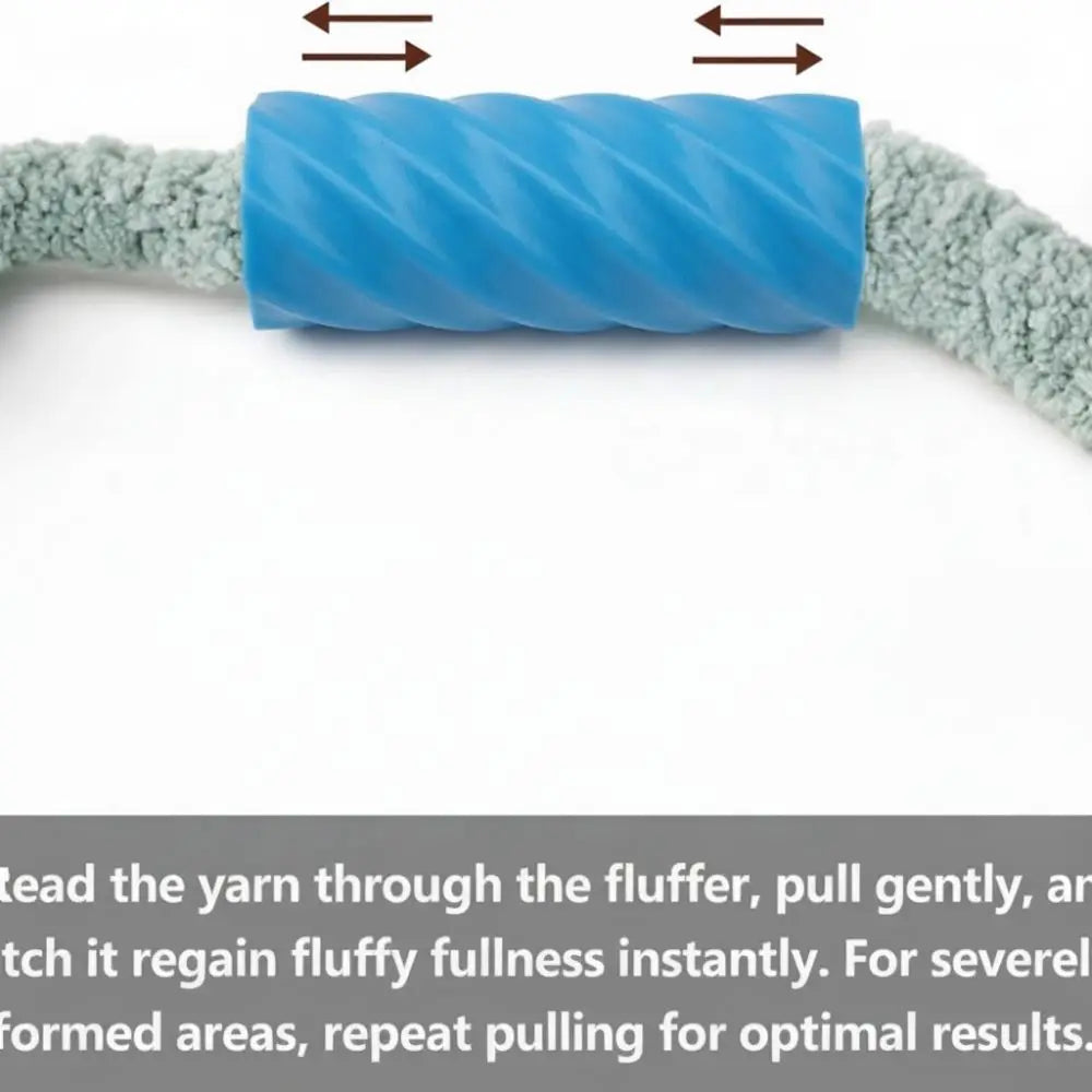 Chunky Yarn Fluffing Tool – Two-Way Tension Yarn Comber