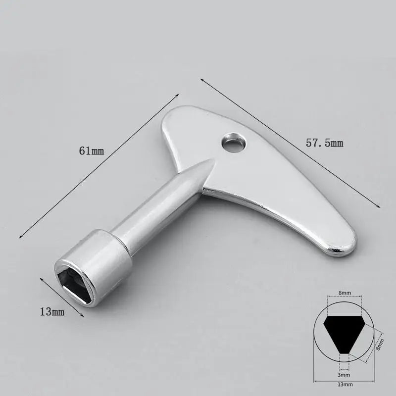 Universal Alloy Triangular Wrench Key – Multi-Purpose Cabinet Tool