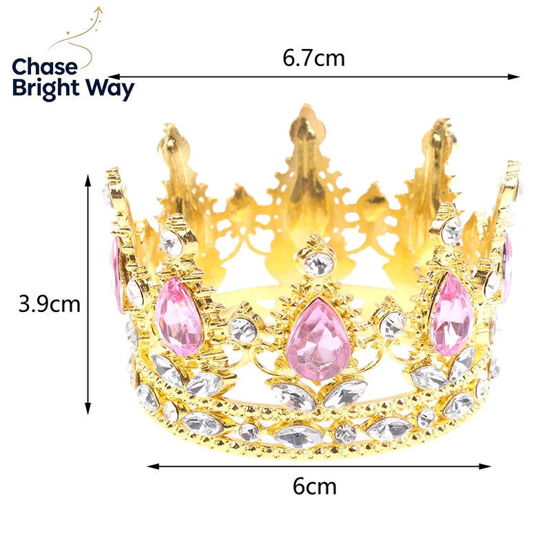 Retro Metal Crown for Cotton Dolls – Mini 1/12 Doll Tiara