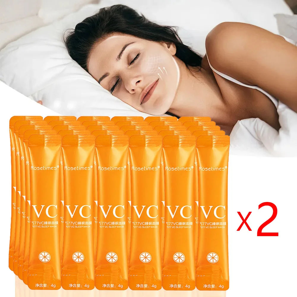 SADOER Vitamin C Sleeping Mask 30pcs – No-Rinse Night Mask