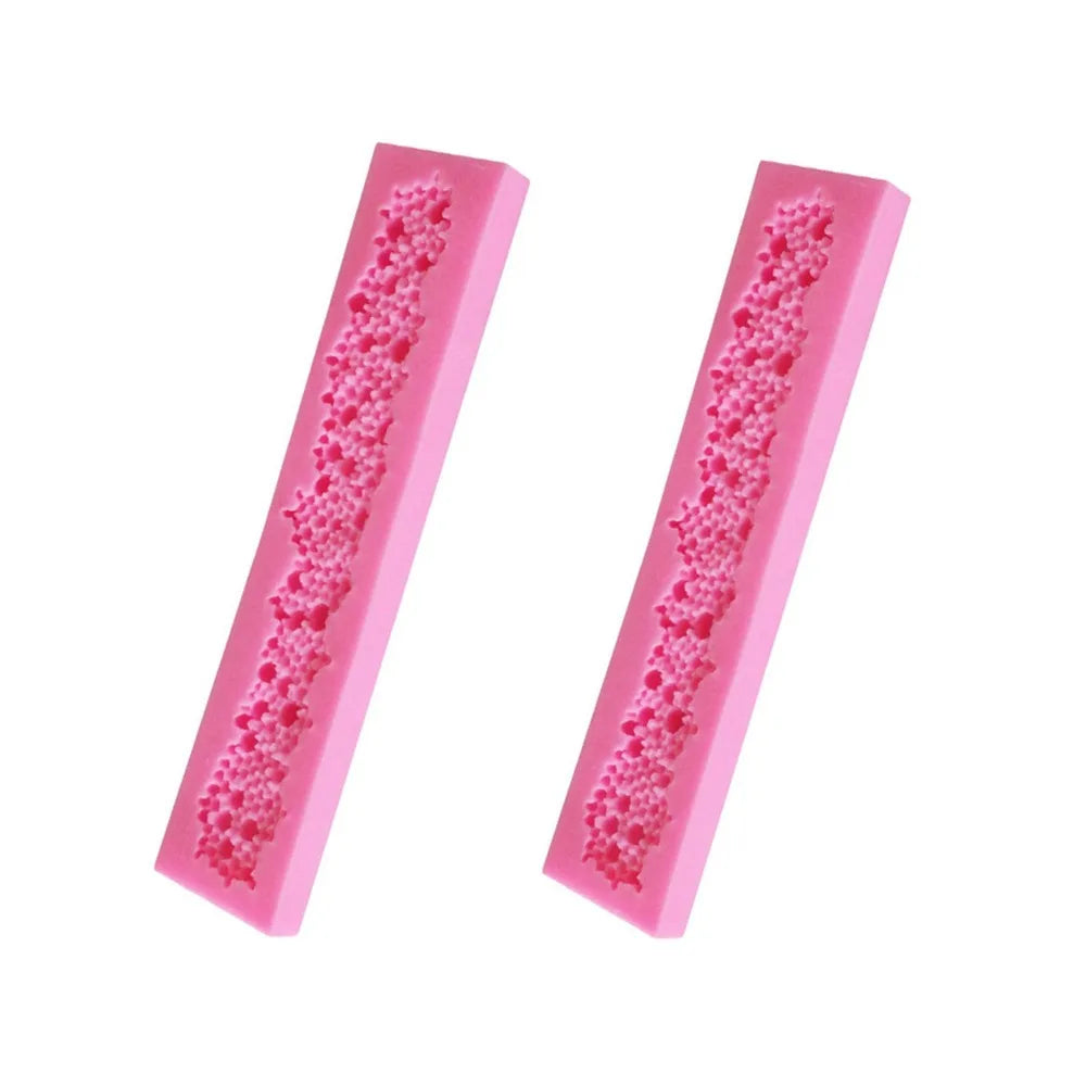 Silicone Pearl Fondant Mold – Cake Border & Cupcake Topper