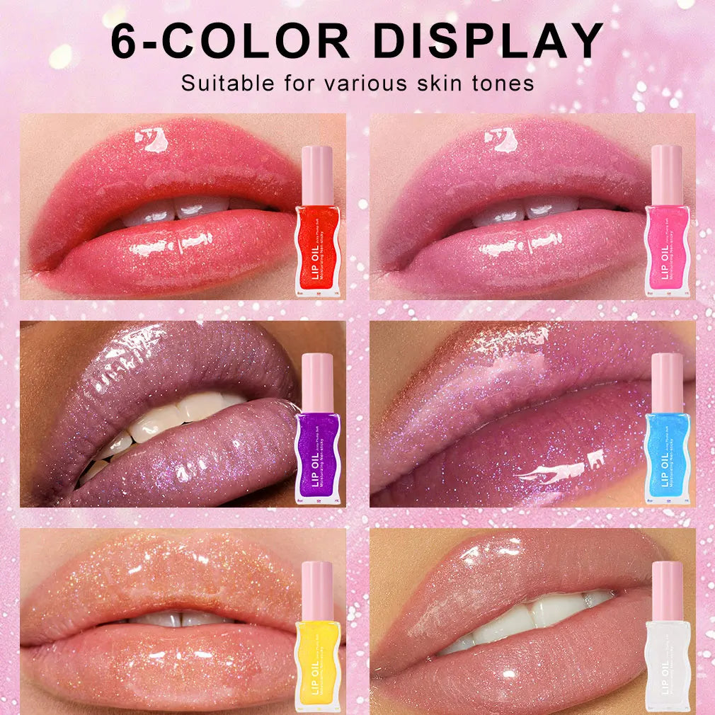 YTRUNS Fruit & Honey Lip Oil – Hydrating Pearl Lip Gloss