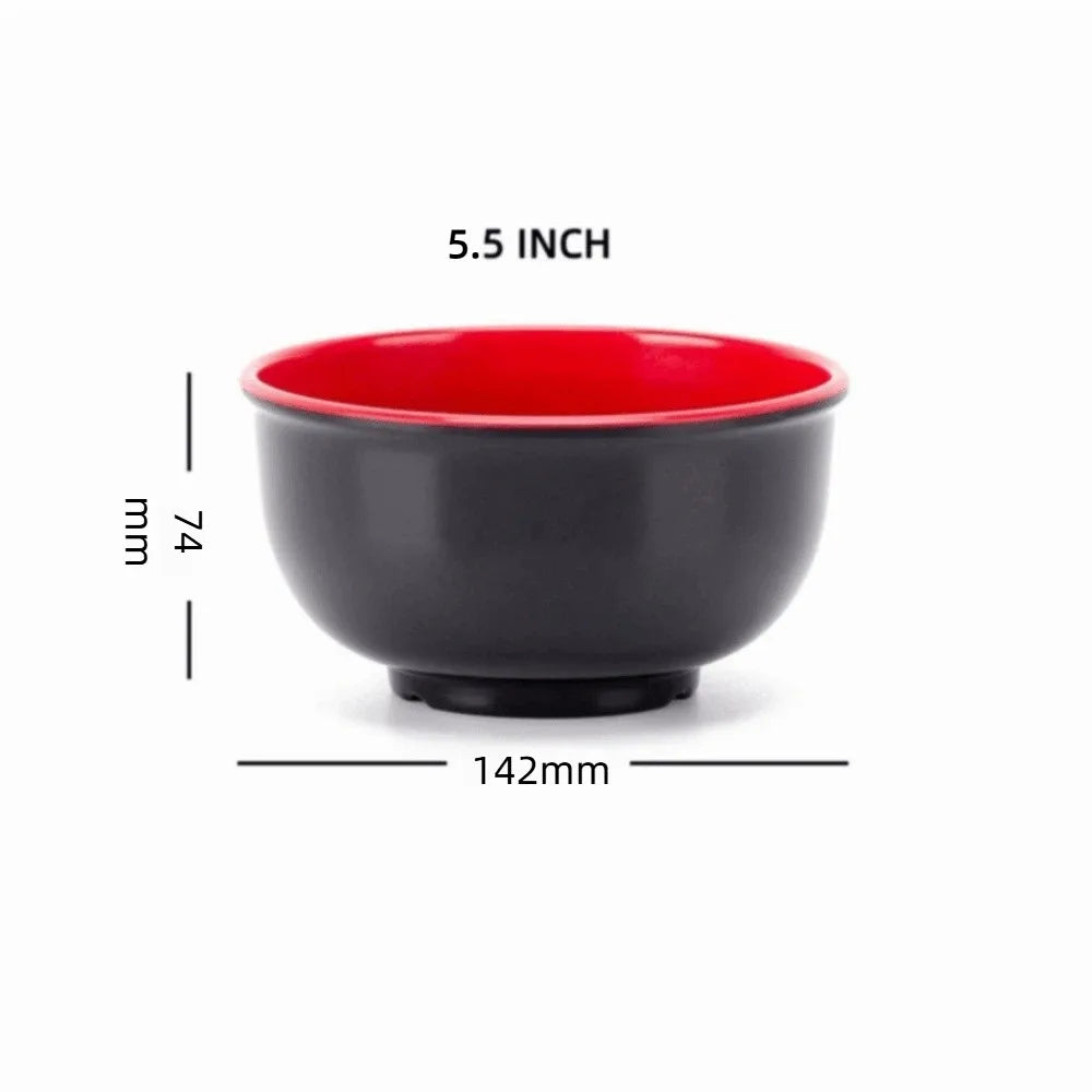 Japanese Style Melamine Bowls – Unbreakable Soup & Food Bowls