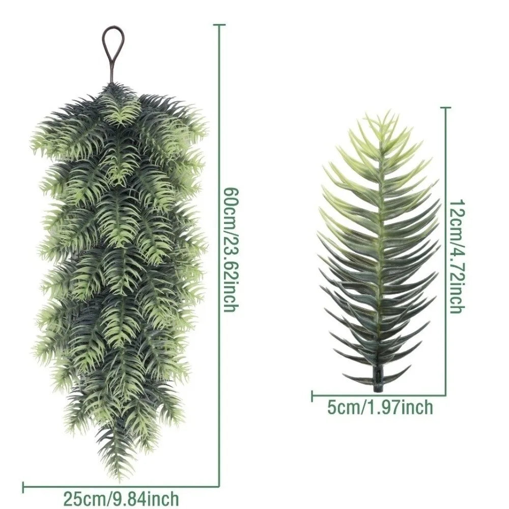 Hanging Artificial Pine Cedar Swag – Real Touch Christmas Wreath